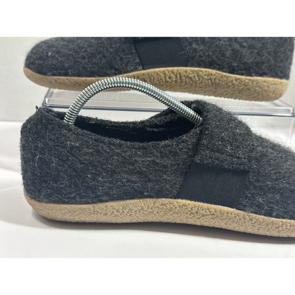 Giesswein Ultra Comfort Camden Gray Wool Shoes US 8 EUR 38 Ladies Cozy Slippers - Picture 8 of 14